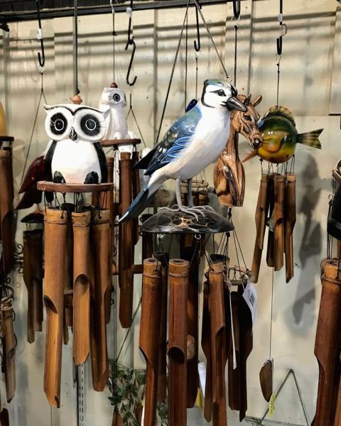 New select bamboo wind chimes are now on sale. Come see if your favorite is one of them! 